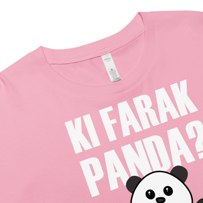 Women’s Crop Top - Ki Farak Panda