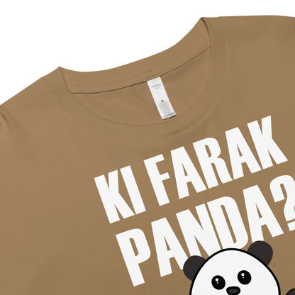 Women’s Crop Top - Ki Farak Panda