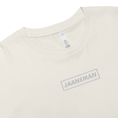 Women’s Crop Top - Jaaneman (White)