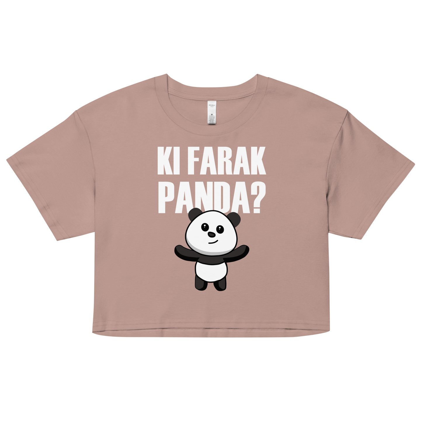 Women’s Crop Top - Ki Farak Panda