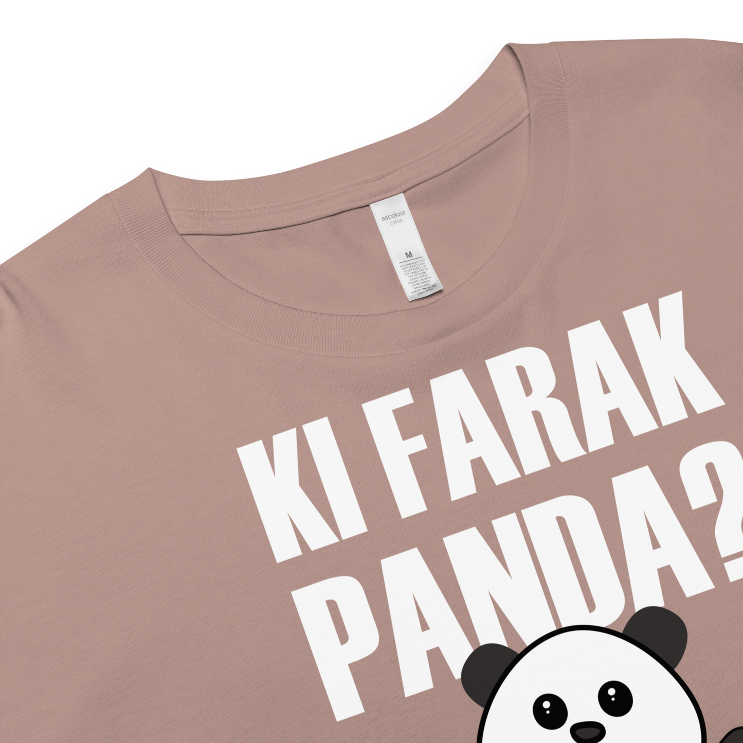 Women’s Crop Top - Ki Farak Panda