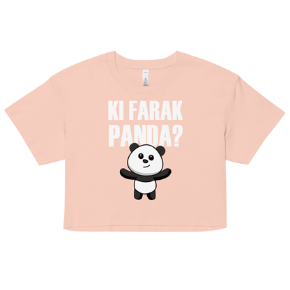 Women’s Crop Top - Ki Farak Panda