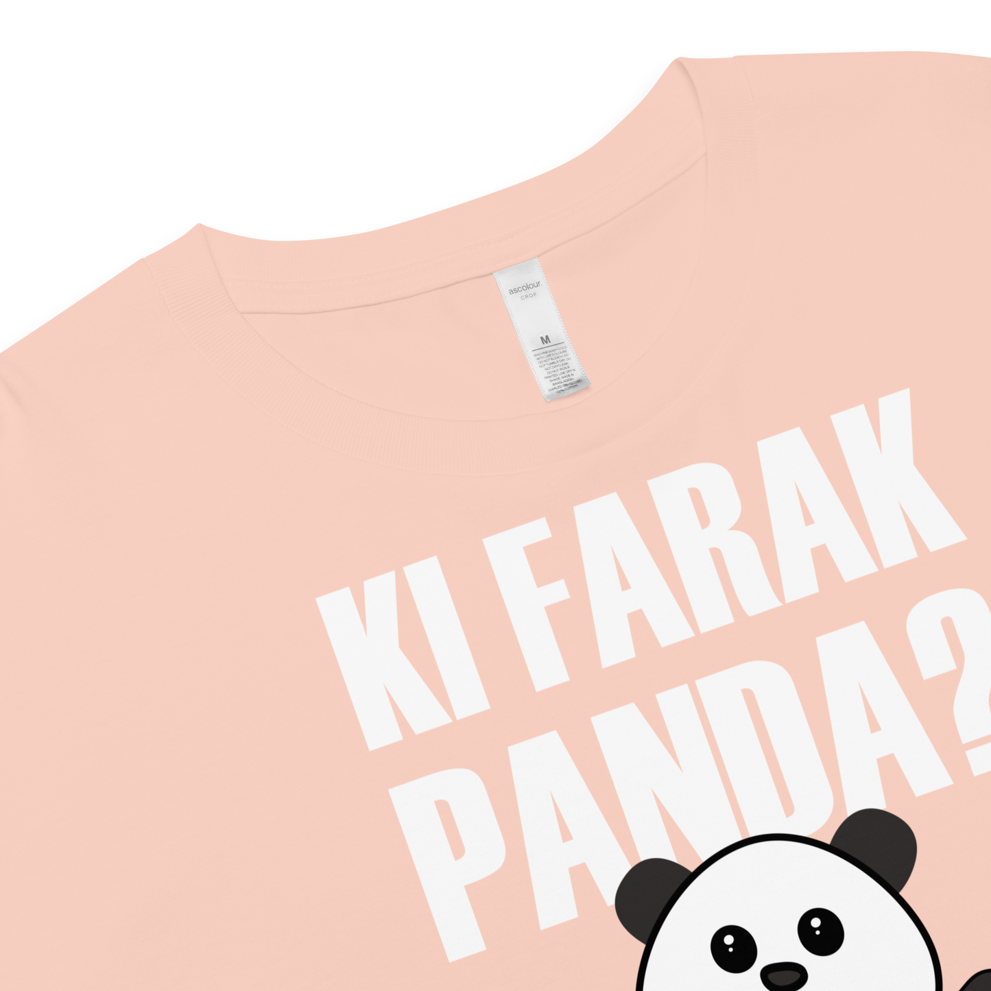 Women’s Crop Top - Ki Farak Panda