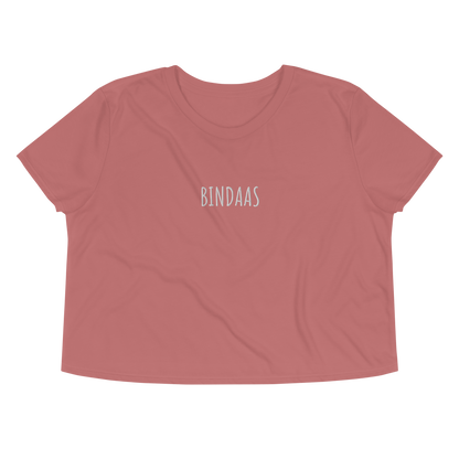 Women Crop Tee - Bindass