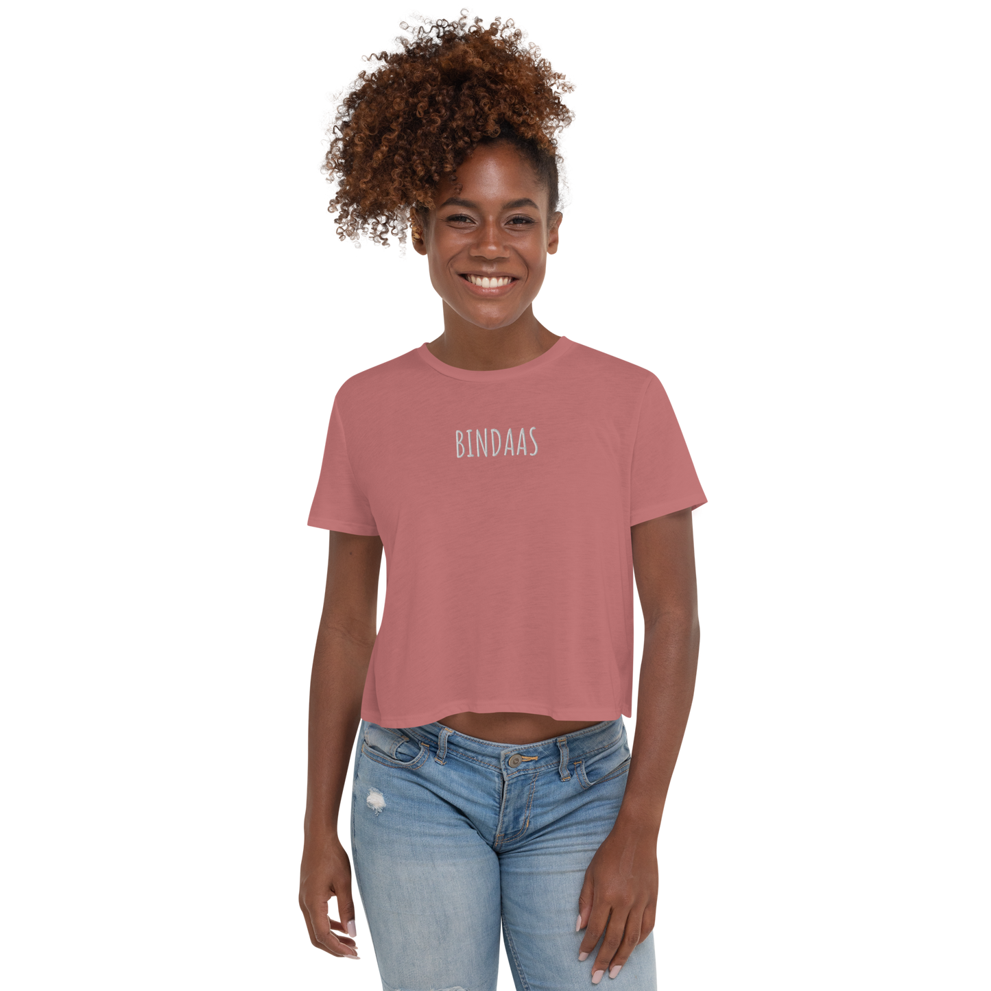 Women Crop Tee - Bindass